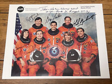 Official NASA Litho STS-83 94 Space Shuttle Columbia Complete Crew Autograph JD picture