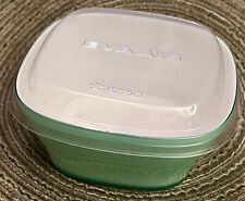 EVA AIR AIRLINES AIRWAYS FOOD GREEN ACRYLIC BOWL 3.5”A NICE AVIATION COLLECTIBLE picture