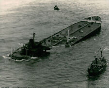 The stern of the Pacific Glory sinking lower in... - Vintage Photograph 4336444 picture