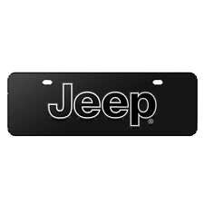 Jeep in Black 3D Logo on Black 12
