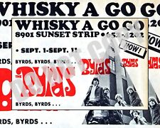 September 1970 The Byrds Concert At Whiskey A Go-Go Street Flyer 8x10 Photo picture
