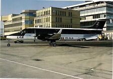 Vintage Postcard 4x6- LAR Romanian Airlines, Beechcraft 1900D YR-RLB, Stuttgart picture