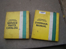 1972 Continental Series Aircraft Engines Maintenance Overhaul Manual & cataloug picture