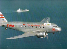 TWA DOUGLAS DC-2 OVER LONG BEACH THE LINDBERGH LINE 1995 JOHN WEGG ATW PICTURE picture