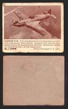1940 Zoom Airplanes Series 2 & 3 You Pick Single Trading Cards #1-200 Gum picture