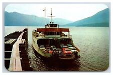MV Anscomb Ferry Kootenay Lake Nelson British Columbia UNP Chrome Postcard S15 picture