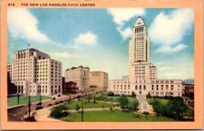 Los Angeles California CA The New Civic Center Vintage Postcard Unposted Unused picture