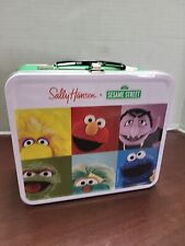 Sally Hansen x Sesame Street 2023 Metal Tin Lunch Box Brand New Green Elmo 123 picture