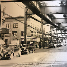 RICHMOND HILL QUEENS NYC 1947 8x10 Photo REPRINT Jamaica Ave E. Toward 117 th St picture