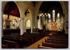 Postcard Netherlands St Alban's Anglican Church interior 2M picture