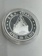 2012 RMS TITANIC WHITE STAR LINE SILVER PLATED COMMEMORATIVE COIN  picture