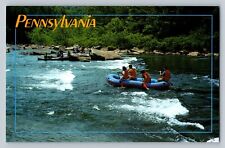 Whitewater Rafting In Ohiopyle, Southwestern Pennsylvania, Unposted Postcard picture