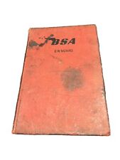 BSA Motor Cycles by Pearson Covering All Models 1931 - 1949 2nd Edition 1949 HC picture