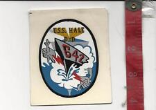 Vintage travel water decal U.S.S. Hale D D 642  picture