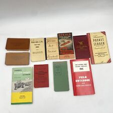 Lot of 11 Vintage Farm Field Ranch Notebooks, Pocket Ledger,Vintage Ranch & Farm picture