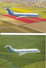 NLM Cityhopper, 2 FOKKER F-28-4000 Postcards, Airline Issue picture