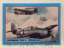 1988 Bob Hill Classic Aircraft Collector Cards Grumman F4F-3 (Wildcat) #27 picture