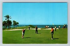 Dorado-Puerto Rico, Dorado Hilton, Golf Course, Advert, Vintage Postcard picture