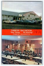 Gibbon Minnesota MN Postcard Gibbon Ballroom Dual View 1974 Vintage Posted picture