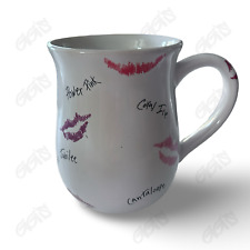 Mary Kay Mug Coffee Tea Lipstick Kiss Lips Shades Each a Different Shade of Lips picture