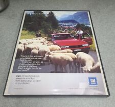 1990 GM Chevrolet Beretta Ad - Going All Out For You FRAMED picture