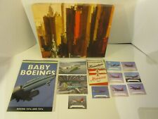 NORTHWEST AIRLINES PILOT LOT OF 8  +BOEING  PB BOOK+ CARDS + STAR WARS picture