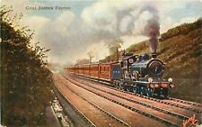 Great Eastern Express Railroad Train Valentine Artotype C-1910 Postcard 22-892 picture