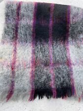 VTG Cree Mills Glen Cree 4x3 Tartan 100% Mohair Throw Blanket - Scotland picture