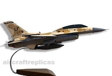 General Dynamics F-16D Fighting Falcon 90-0778 USAF Wood Model Plane - BIG picture