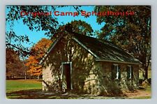 Valley Forge Park, Historic Stone Camp Schoolhouse Vintage Pennsylvania Postcard picture
