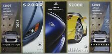 Honda S2000 Accessories Brochure Lot (5) 2001 2002 2003 2004 2009 picture