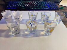 SOUTHERN AIRWAYS Shot Glass  8 - 3 x 1973, 2 x 1971, 1969, 1968, 1963 picture