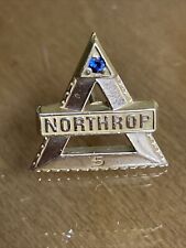 Vintage Northrop Aerospace 5 Year Gold Service Pin 1/10k DBL picture