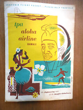 Vintage Hawaii TPA Aloha & United Airlines 13 Piece Lot Flight Packet 1955 picture