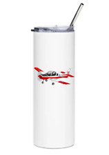 Scottish Aviation Bulldog Stainless Steel Water Tumbler with straw - 20oz. picture