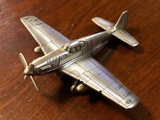 Vintage PMI Pewter Mint Incorporated 1/72 US P-51 Mustang Fighter Plane Model picture