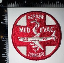 Cold War USAF US Air Force 42nd Bomb Wing Med Evac Loring AFB Base Patch picture