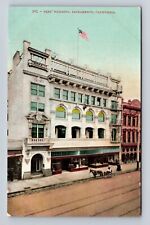 Sacramento CA-California, Panoramic View Elks Building, Antique Vintage Postcard picture