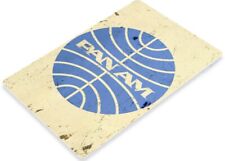 PAN AM TIN SIGN COMMERCIAL AVIATION AMERICA AIRPLANE 707 FIRST CLASS TRAVEL  picture