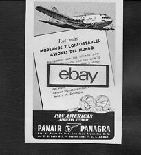 PAN AM PANAGRA PANAIR 1941 BOEING STRATOLINER MODERN & COMFORTABLE AD picture