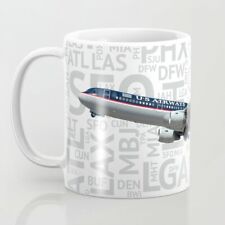 US Airways A321with airport codes - Coffee Mug (11oz) picture