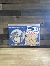 Vintage 1948 Curtiss Salted Nuts Print Ad Ephemera Wall Art Decor Double Sided picture