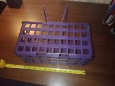 JAL japan airlines RARE Boeing 747 Airplane purple 1st class Bread Food Basket picture
