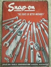 Snap On Tools Choice of Better Mechanics Vintage Retro Metal Tin Sign Garage picture