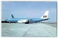 c1970s Braniff B-707 N7099 Airplane #63  Historical Aircraft Vintage Postcard picture