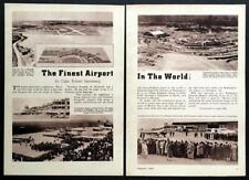 Washington National Airport 1941 article “The Finest Airport In The World~Reagan picture