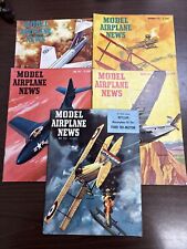 Lot of 5 Vintage Model Airplane News June Oct Nov 1953 May March 1954 Magazines picture