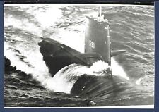 U.S.S. SHARK SSN-591 Nuclear-Powered Submarine BW Real Photo picture