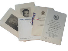 1957 Official President's Platform Dwight Eisenhower Inauguration Invitation picture