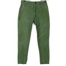 Vintage Military Og-107 Trousers Size 32 x 31 Green Vietnam Era 1969 picture
